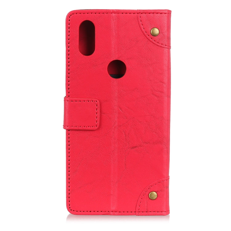 Copper Buckle Retro Crazy Horse Texture Horizontal Flip Leather Case for Xiaomi Mi Mix 3, with Holder & Card Slots & Wallet