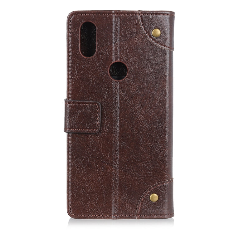 Copper Buckle Nappa Texture Horizontal Flip Leather Case for Xiaomi Mi Mix 3, with Holder & Card Slots & Wallet