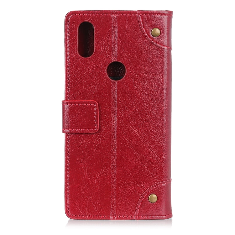 Copper Buckle Nappa Texture Horizontal Flip Leather Case for Xiaomi Mi Mix 3, with Holder & Card Slots & Wallet