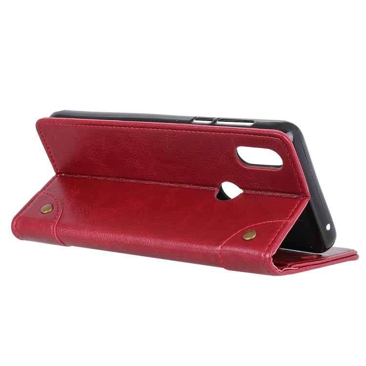 Copper Buckle Nappa Texture Horizontal Flip Leather Case for Xiaomi Mi Mix 3, with Holder & Card Slots & Wallet