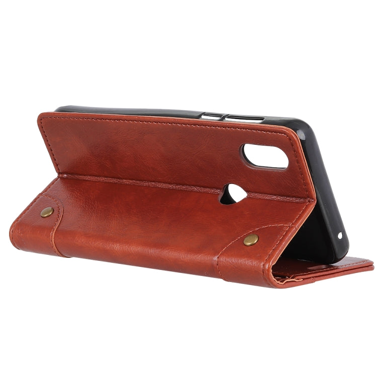 Copper Buckle Nappa Texture Horizontal Flip Leather Case for Xiaomi Mi Mix 3, with Holder & Card Slots & Wallet