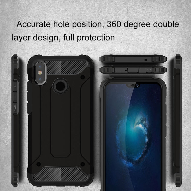 For Xiaomi Redmi Note 5 Pro Full-body Rugged TPU + PC Combination Back Cover Case
