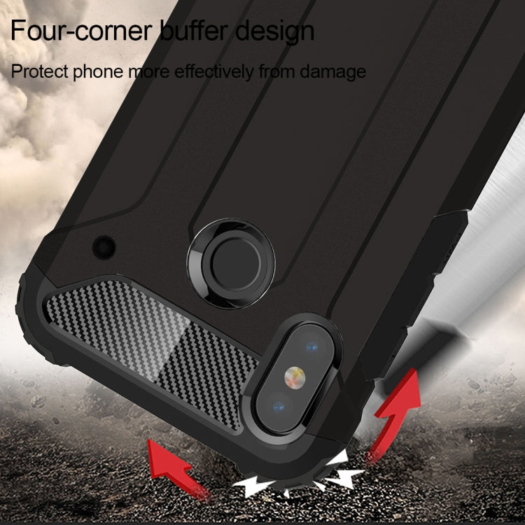 For Xiaomi Redmi Note 5 Pro Full-body Rugged TPU + PC Combination Back Cover Case