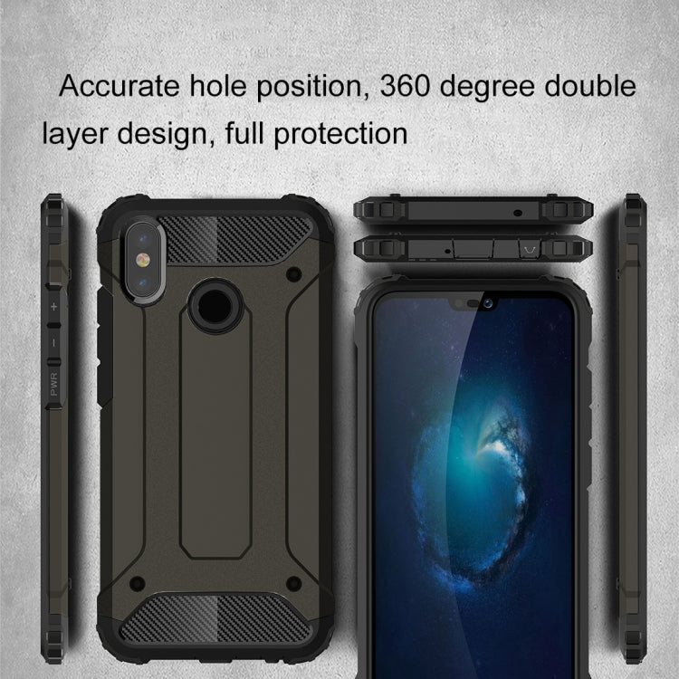For Xiaomi Redmi Note 5 Pro Full-body Rugged TPU + PC Combination Back Cover Case