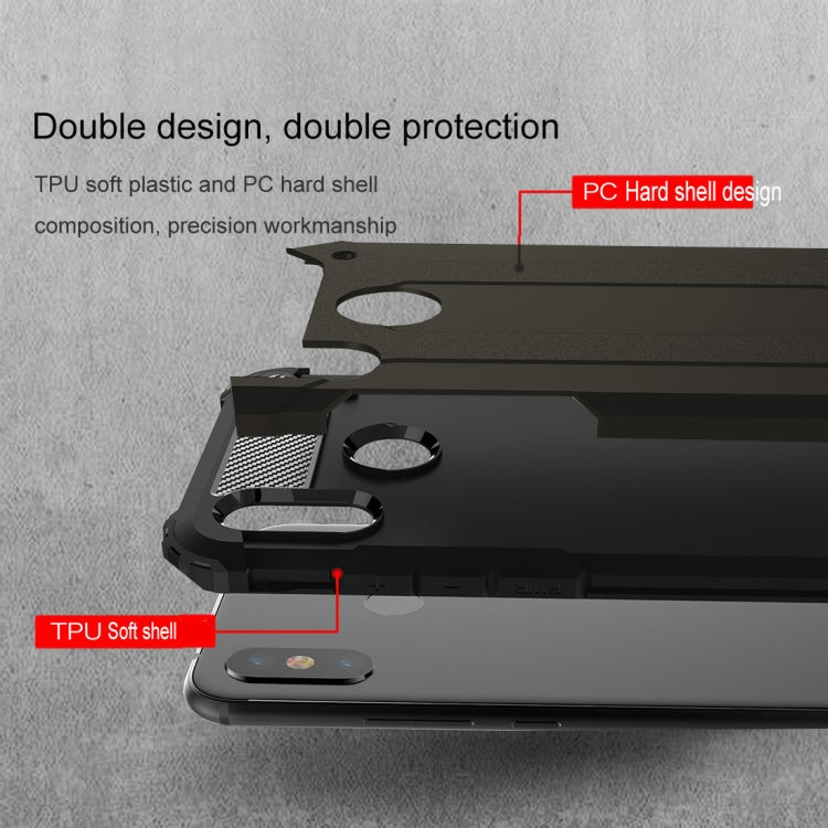 For Xiaomi Redmi Note 5 Pro Full-body Rugged TPU + PC Combination Back Cover Case