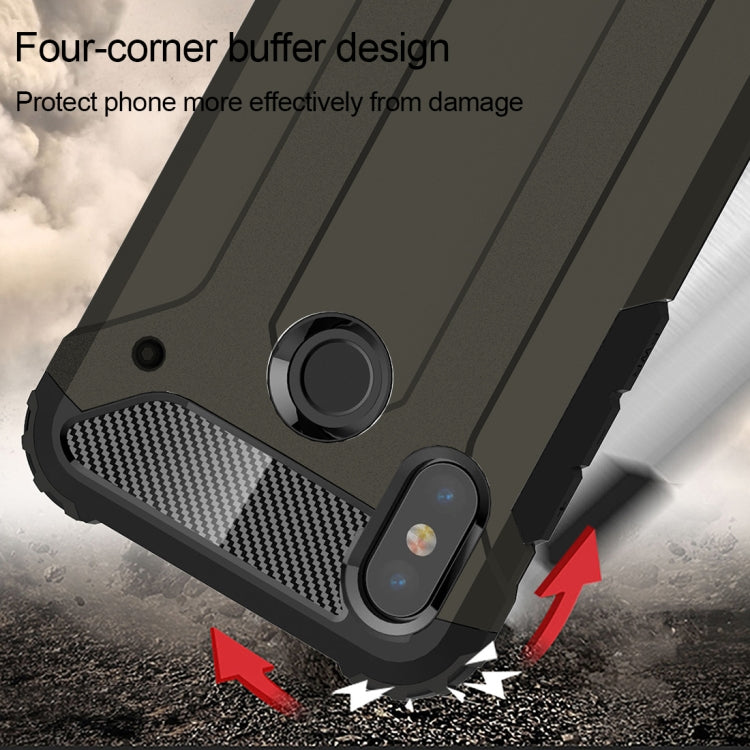 For Xiaomi Redmi Note 5 Pro Full-body Rugged TPU + PC Combination Back Cover Case