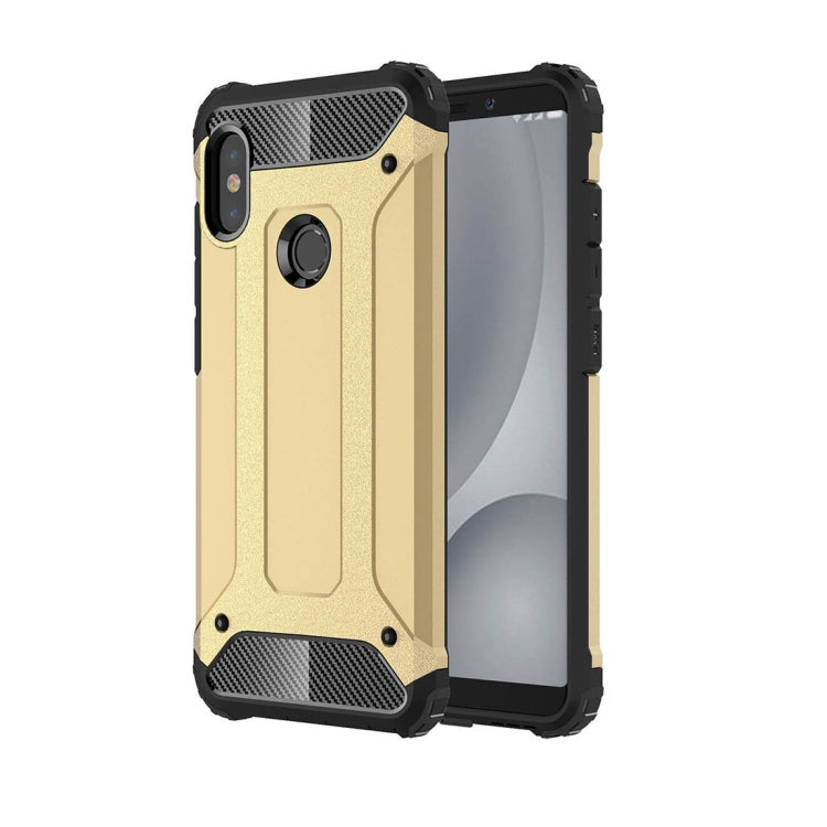 For Xiaomi Redmi Note 5 Pro Full-body Rugged TPU + PC Combination Back Cover Case