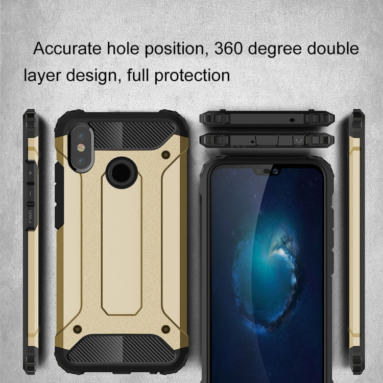 For Xiaomi Redmi Note 5 Pro Full-body Rugged TPU + PC Combination Back Cover Case