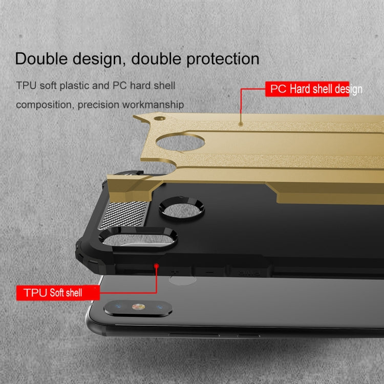 For Xiaomi Redmi Note 5 Pro Full-body Rugged TPU + PC Combination Back Cover Case