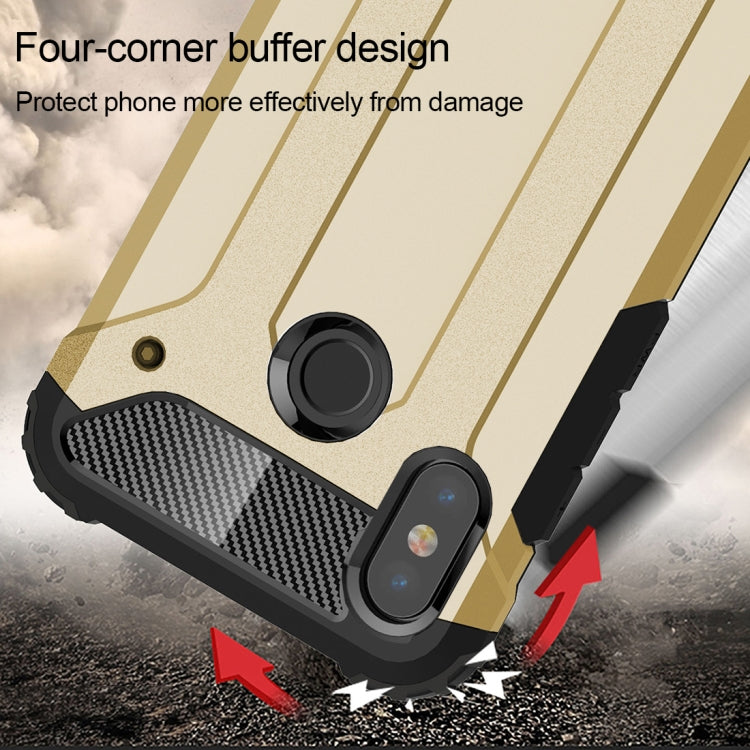 For Xiaomi Redmi Note 5 Pro Full-body Rugged TPU + PC Combination Back Cover Case