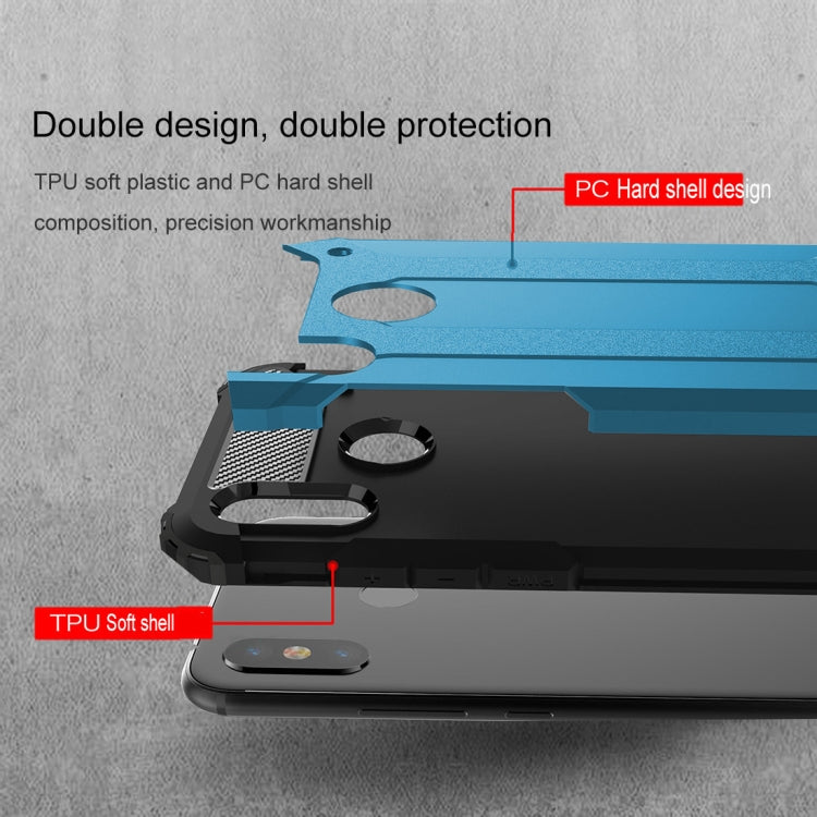 For Xiaomi Redmi Note 5 Pro Full-body Rugged TPU + PC Combination Back Cover Case
