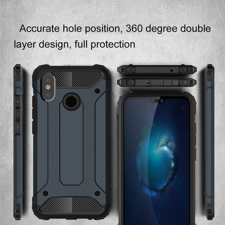 For Xiaomi Redmi Note 5 Pro Full-body Rugged TPU + PC Combination Back Cover Case