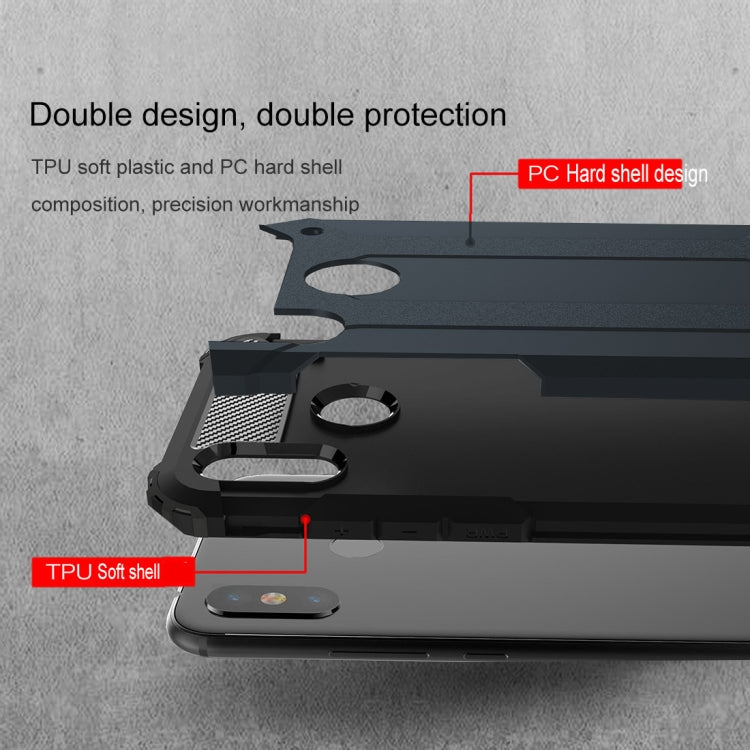 For Xiaomi Redmi Note 5 Pro Full-body Rugged TPU + PC Combination Back Cover Case