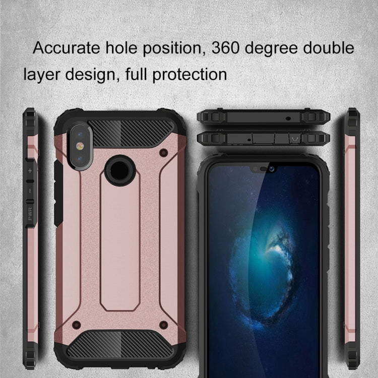 For Xiaomi Redmi Note 5 Pro Full-body Rugged TPU + PC Combination Back Cover Case
