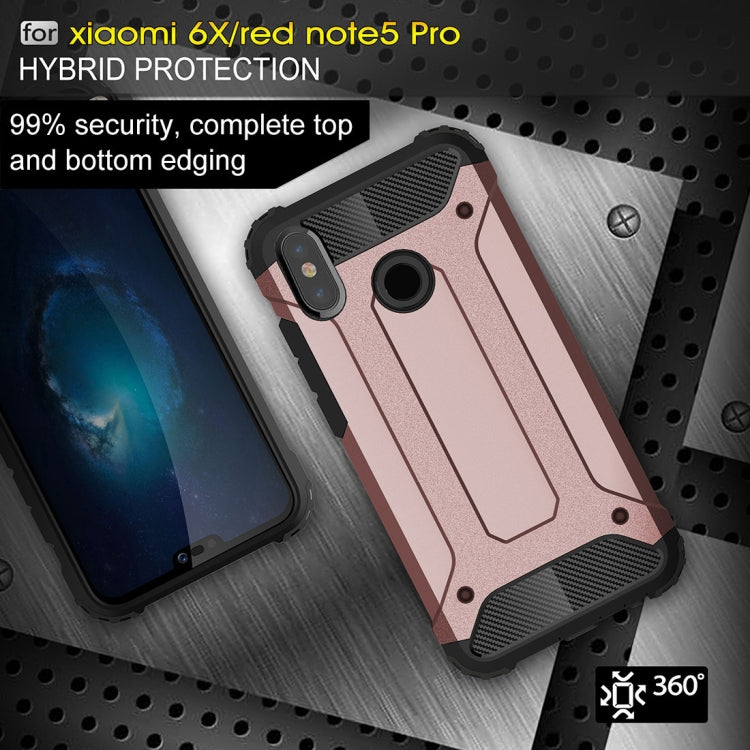 For Xiaomi Redmi Note 5 Pro Full-body Rugged TPU + PC Combination Back Cover Case