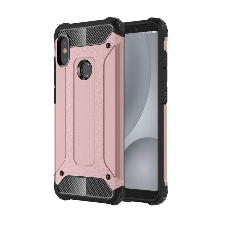 For Xiaomi Redmi Note 5 Pro Full-body Rugged TPU + PC Combination Back Cover Case