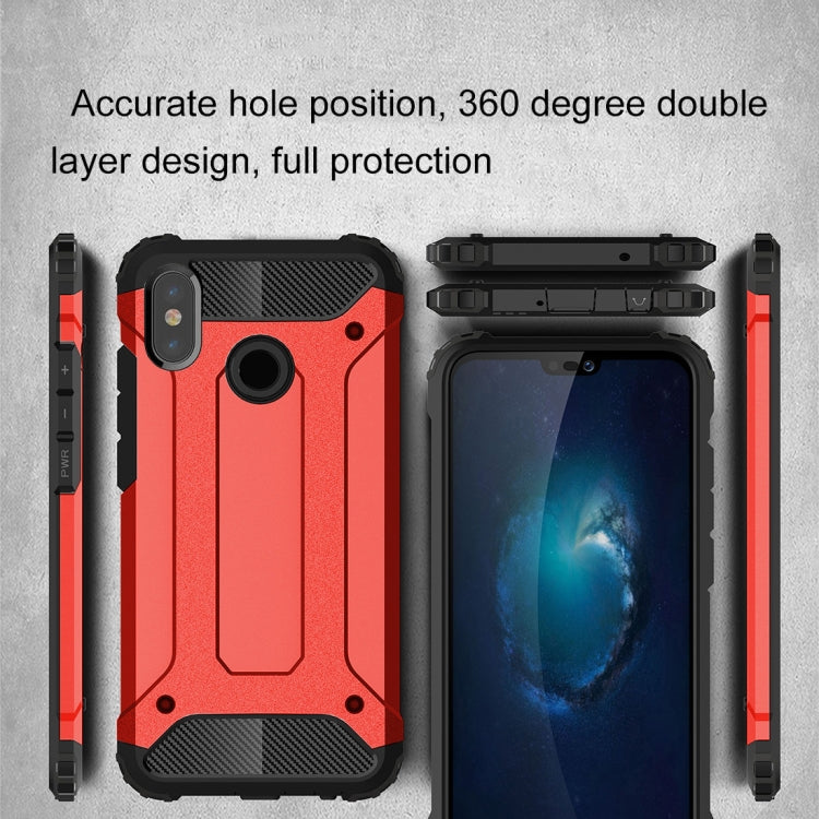 For Xiaomi Redmi Note 5 Pro Full-body Rugged TPU + PC Combination Back Cover Case