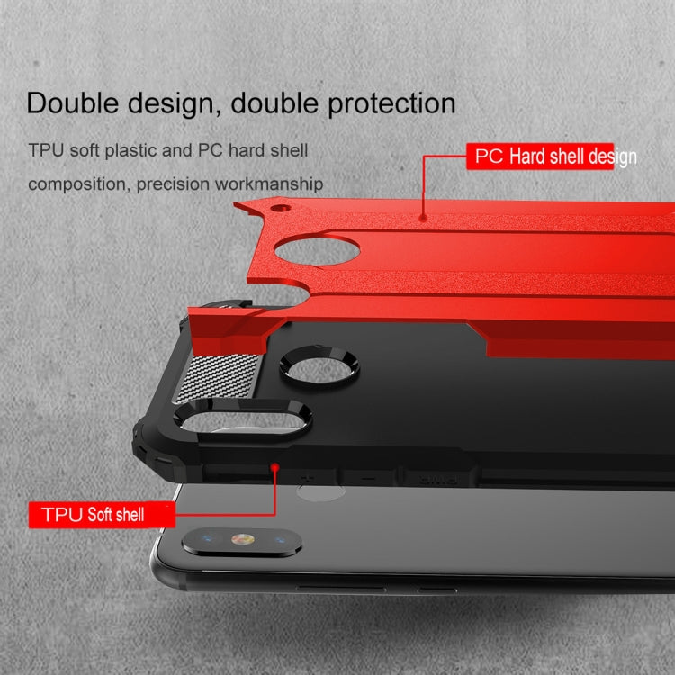 For Xiaomi Redmi Note 5 Pro Full-body Rugged TPU + PC Combination Back Cover Case