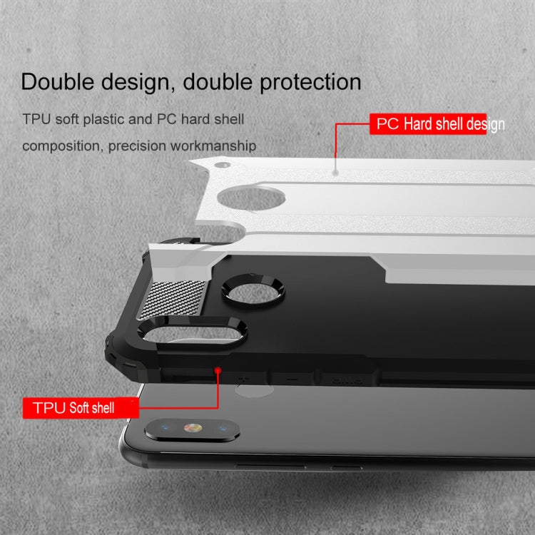 For Xiaomi Redmi Note 5 Pro Full-body Rugged TPU + PC Combination Back Cover Case