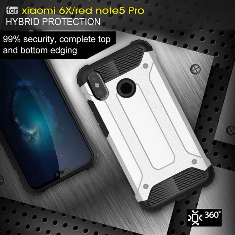 For Xiaomi Redmi Note 5 Pro Full-body Rugged TPU + PC Combination Back Cover Case