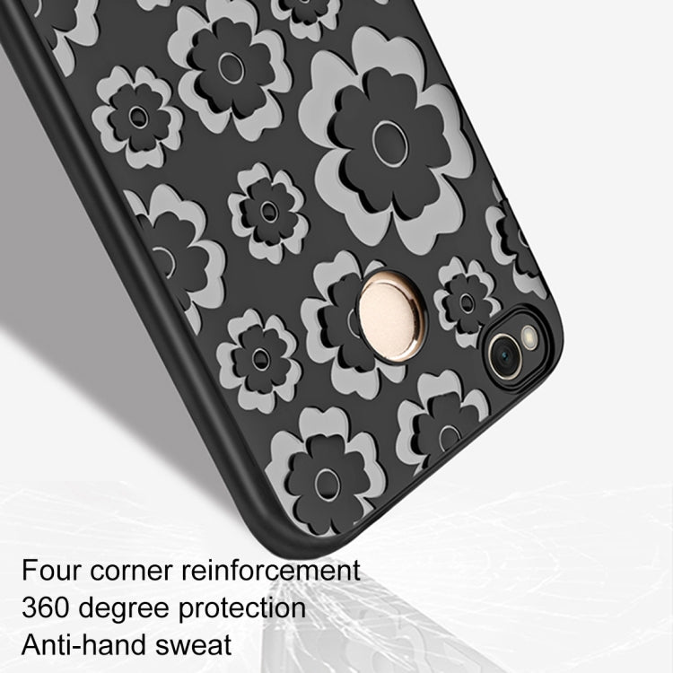 For Xiaomi Redmi 4X 3D Suspension Carving Pattern TPU Protective Back Case