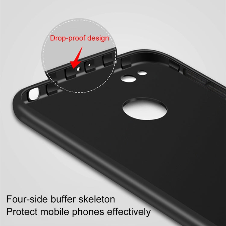 For Xiaomi Redmi 4X 3D Suspension Carving Pattern TPU Protective Back Case