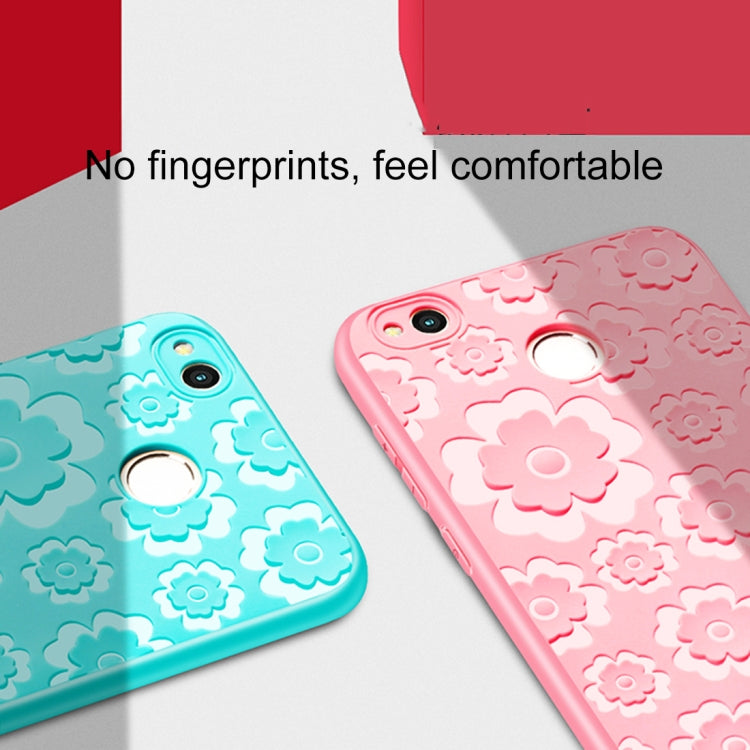 For Xiaomi Redmi 4X 3D Suspension Carving Pattern TPU Protective Back Case