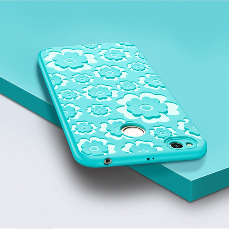 For Xiaomi Redmi 4X 3D Suspension Carving Pattern TPU Protective Back Case