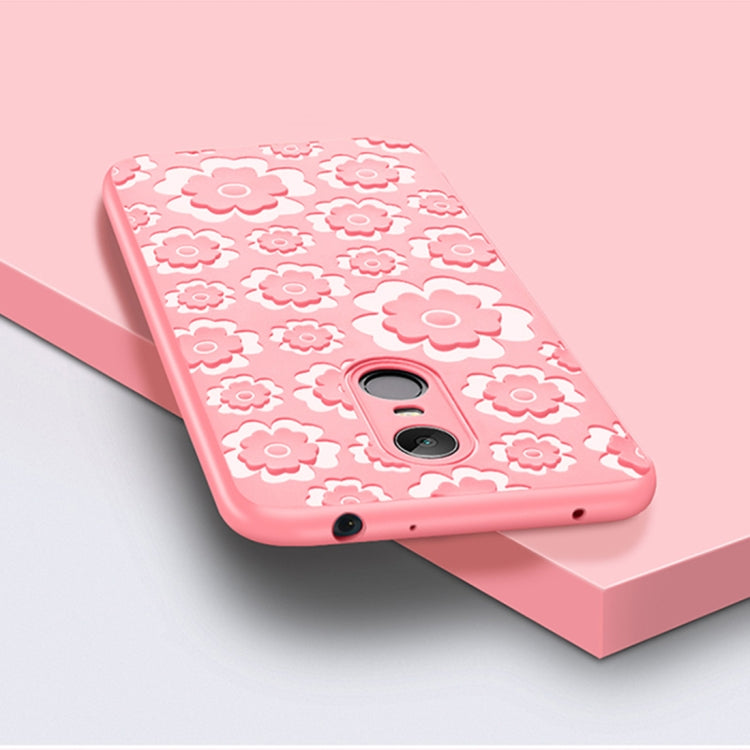 For Xiaomi Redmi 5 Plus 3D Suspension Carving Pattern TPU Protective Back Case