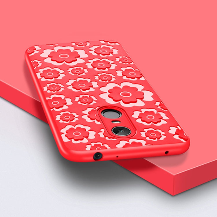 For Xiaomi Redmi 5 Plus 3D Suspension Carving Pattern TPU Protective Back Case