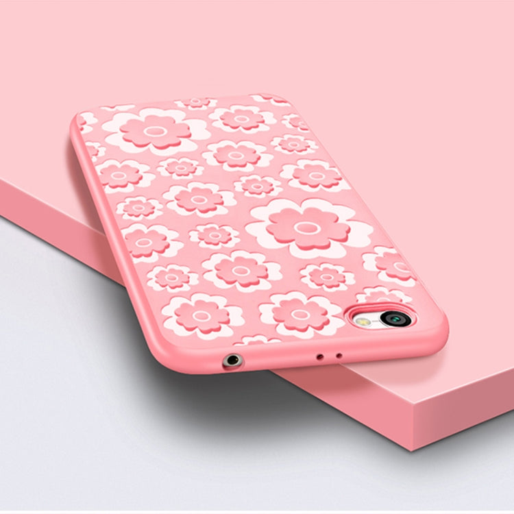 For Xiaomi Redmi Note 5A 3D Suspension Carving Pattern TPU Protective Back Case