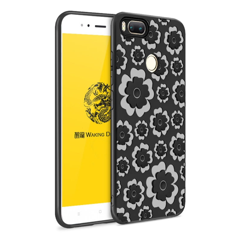 For Xiaomi Mi 5X / A1 3D Suspension Carving Pattern TPU Protective Back Case