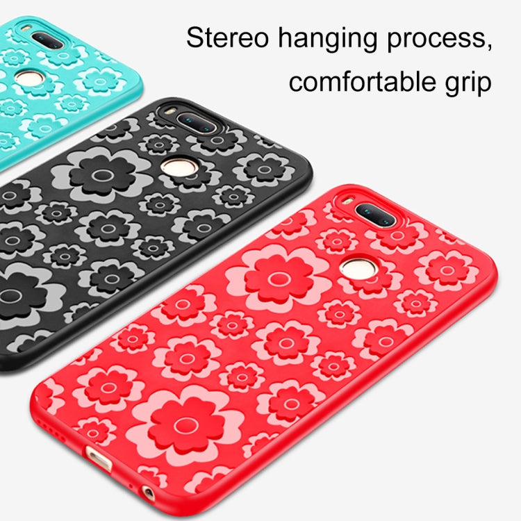 For Xiaomi Mi 5X / A1 3D Suspension Carving Pattern TPU Protective Back Case