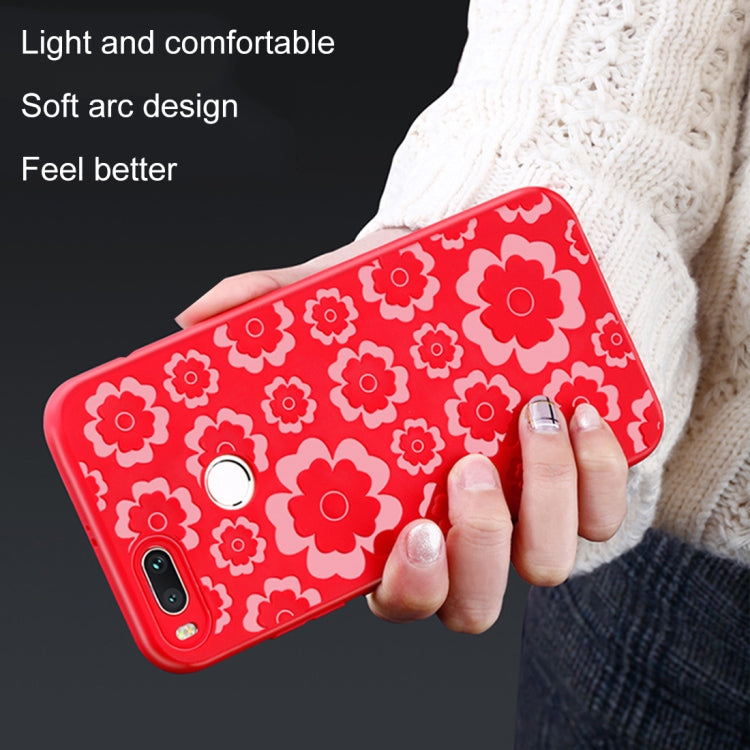 For Xiaomi Mi 5X / A1 3D Suspension Carving Pattern TPU Protective Back Case