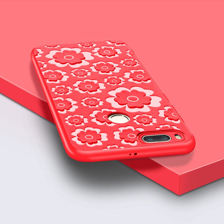 For Xiaomi Mi 5X / A1 3D Suspension Carving Pattern TPU Protective Back Case