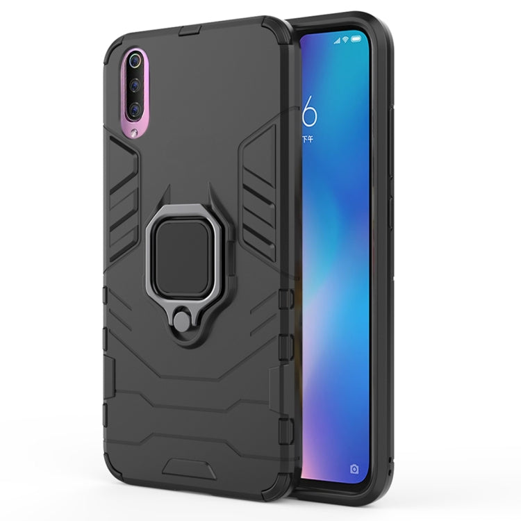 PC + TPU Shockproof Protective Case with Magnetic Ring Holder for Xiaomi Mi 9 SE
