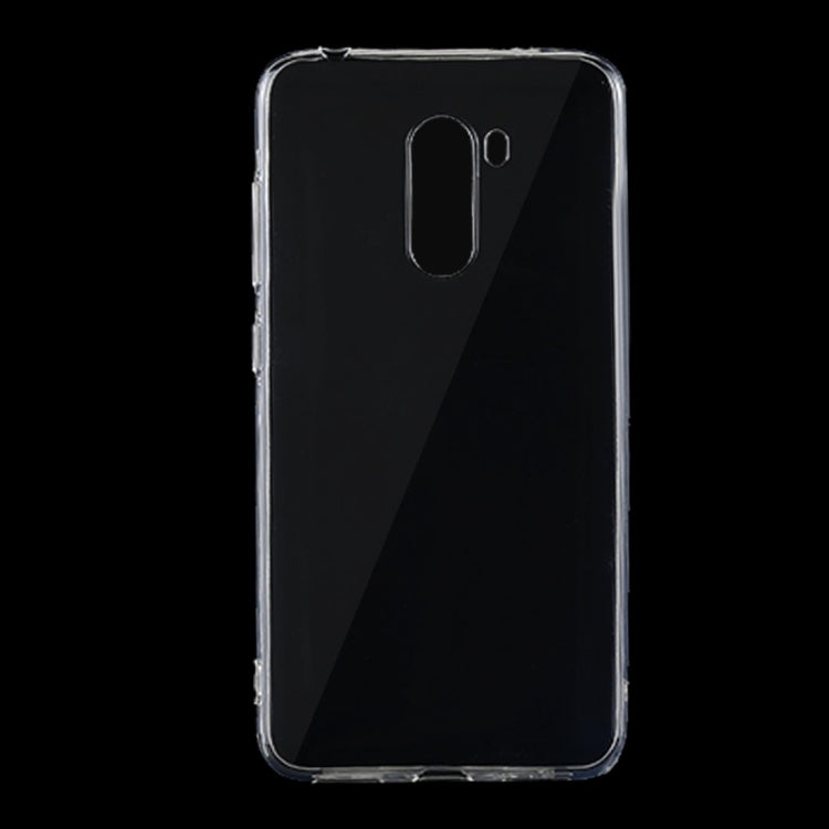 50 PCS 0.75mm Transparent TPU Protective Case for Xiaomi Pocophone F1