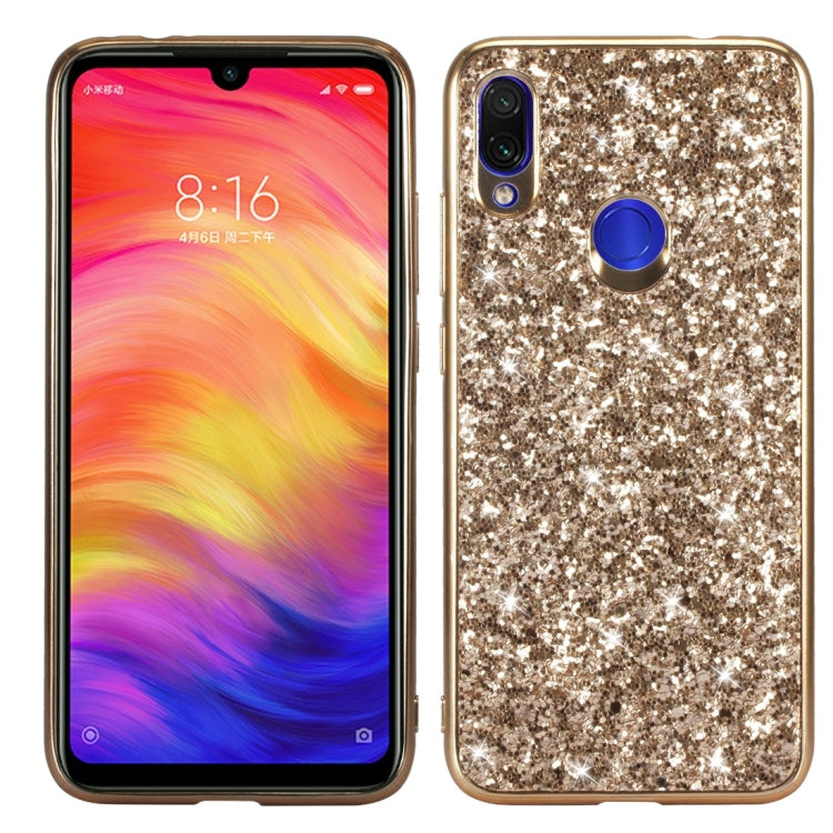 Glitter Powder Shockproof TPU Protective Case for Xiaomi Redmi 7