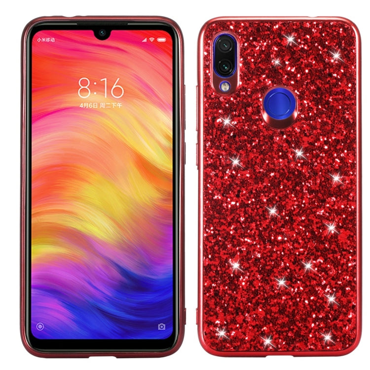 Glitter Powder Shockproof TPU Protective Case for Xiaomi Redmi 7