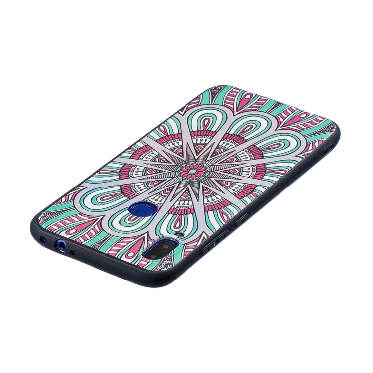 Embossed Painted Mandala Pattern TPU Case for Xiaomi Redmi Note 7 / Redmi Note 7 Pro