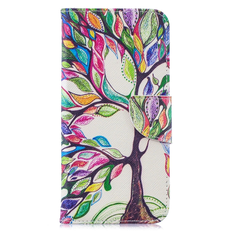 Colored Drawing Tree of Life Pattern Horizontal Flip Leather Case for Xiaomi Redmi Note 7 / Redmi Note 7 Pro, with Holder & Card Slots & Wallet