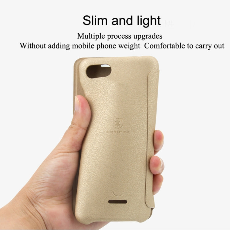 lenuo Ledream Series Litchi Texture Horizontal Flip PU Leather Case for Xiaomi Redmi 6A, with Card Slot