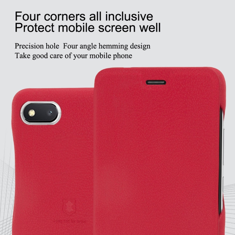 lenuo Ledream Series Litchi Texture Horizontal Flip PU Leather Case for Xiaomi Redmi 6A, with Card Slot