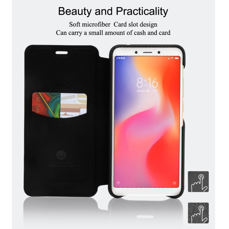 lenuo Ledream Series Litchi Texture Horizontal Flip PU Leather Case for Xiaomi Redmi 6A, with Card Slot