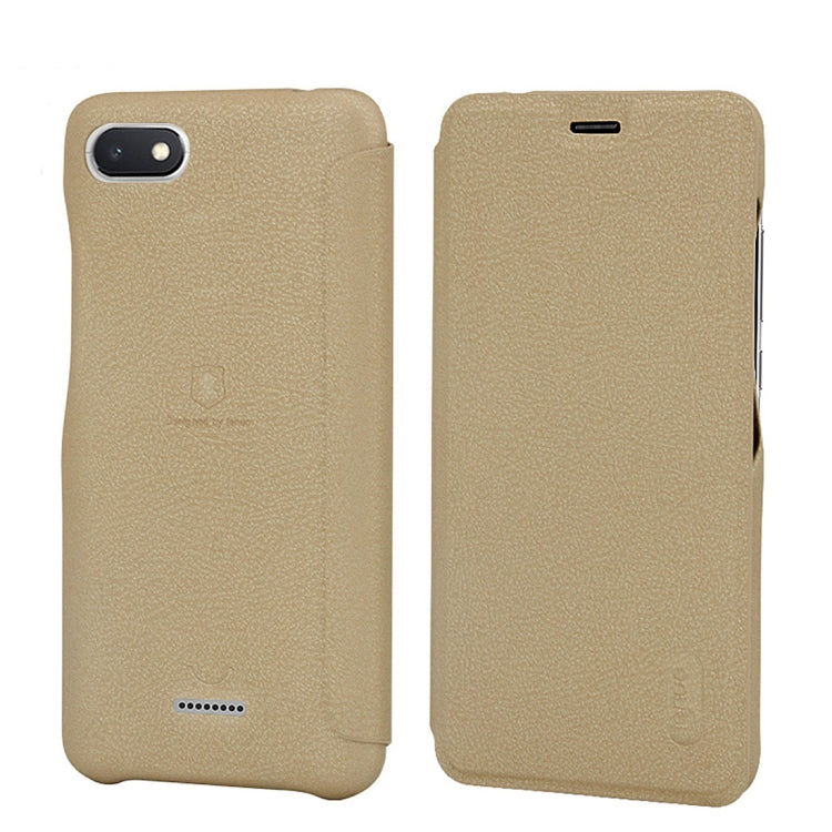 lenuo Ledream Series Litchi Texture Horizontal Flip PU Leather Case for Xiaomi Redmi 6A, with Card Slot