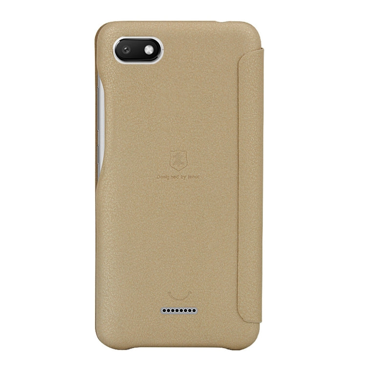 lenuo Ledream Series Litchi Texture Horizontal Flip PU Leather Case for Xiaomi Redmi 6A, with Card Slot