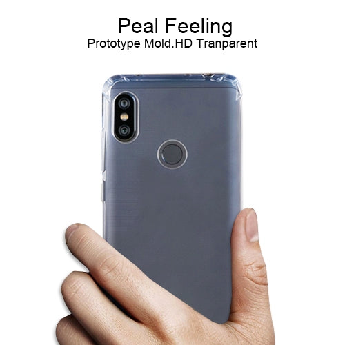 For Xiaomi Redmi Note 6 Four-Corner Shockproof Ultra-Thin Transparent TPU Case