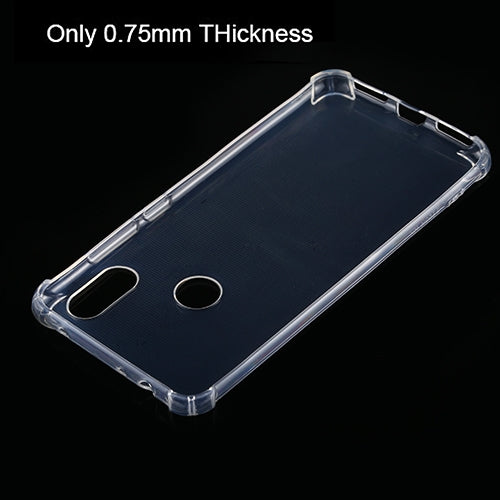 For Xiaomi Redmi Note 6 Four-Corner Shockproof Ultra-Thin Transparent TPU Case