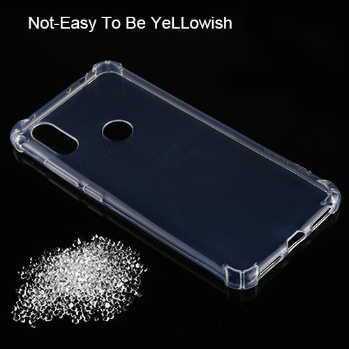 For Xiaomi Redmi Note 6 Four-Corner Shockproof Ultra-Thin Transparent TPU Case