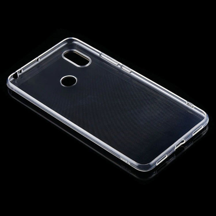 0.75mm Shockproof TPU Protective Back Case for Xiaomi Mi Max 3 (Transparent)